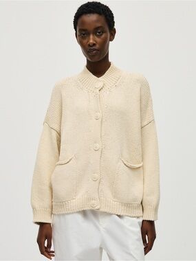 Babaa cotton no88 in natural Cardigan Sweater